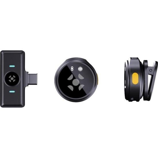 Microfone de Lapela Sem Fio Fortrek LP101 USB-C 2.4 GHz Preto por 0,00 à vista no boleto/pix ou parcele em até 1x sem juros. Compre na loja Fortrek!