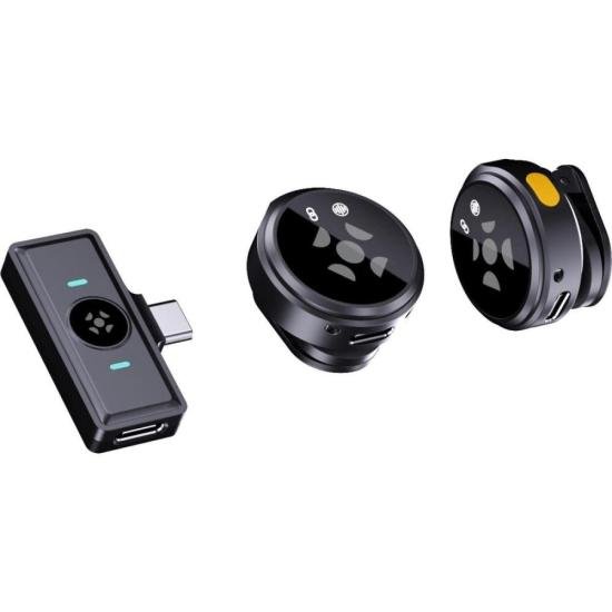Microfone de Lapela Sem Fio Fortrek LP101 USB-C 2.4 GHz Preto por 0,00 à vista no boleto/pix ou parcele em até 1x sem juros. Compre na loja Fortrek!