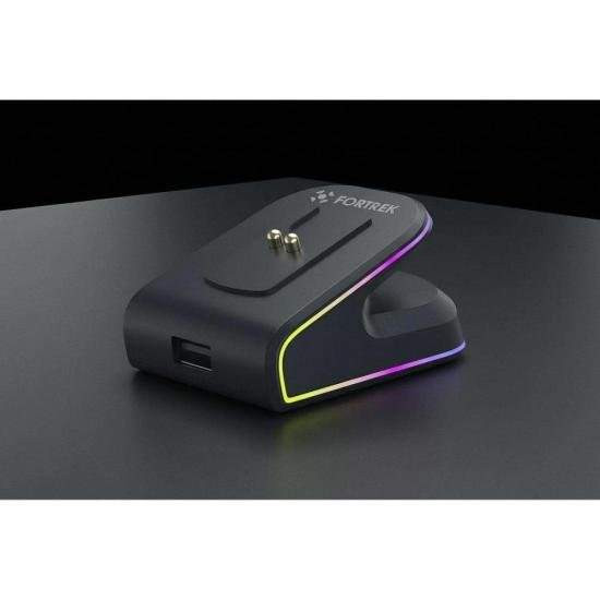 Mouse Wireless com Dock de Carregamento Magnético Fortrek Loyal Preto por 215,00 à vista no boleto/pix ou parcele em até 8x sem juros. Compre na loja Mundomax!