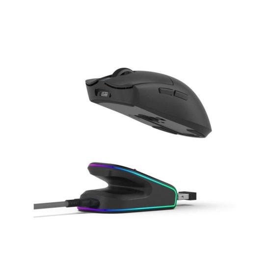 Mouse Wireless com Dock de Carregamento Magnético Fortrek Loyal Preto por 215,00 à vista no boleto/pix ou parcele em até 8x sem juros. Compre na loja Mundomax!