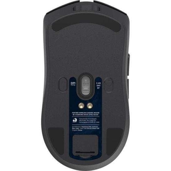 Mouse Wireless com Dock de Carregamento Magnético Fortrek Loyal Preto por 215,00 à vista no boleto/pix ou parcele em até 8x sem juros. Compre na loja Mundomax!