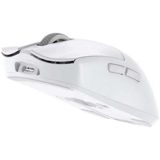 Mouse Wireless com Dock de Carregamento Magnético Fortrek Loyal Branco por 215,00 à vista no boleto/pix ou parcele em até 8x sem juros. Compre na loja Mundomax!