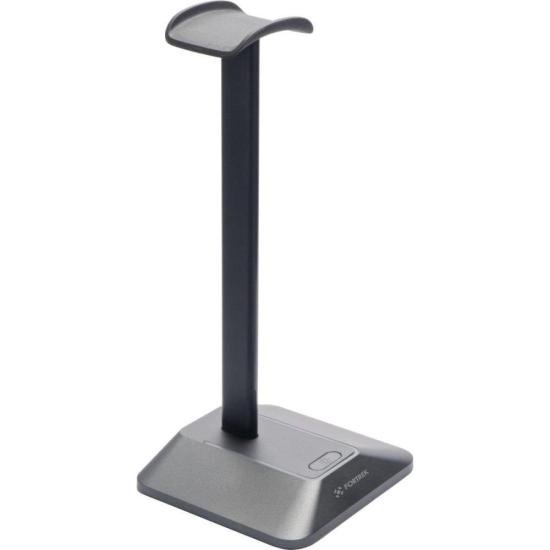 Suporte Para Headset RGB com Hub USB 2 entradas Fortrek Nexus por 150,43 à vista no boleto/pix ou parcele em até 6x sem juros. Compre na loja Fortrek!