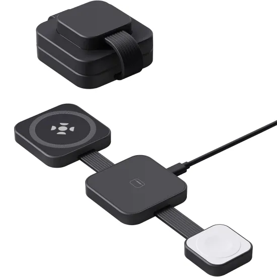 Carregador por Indução Fortrek IHC3 3 em 1 Dobrável (86966)