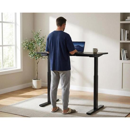 Mesa Elétrica Altura Ajustável Motor único Fortrek Lift Preta 120×60 por 806,34 à vista no boleto/pix ou parcele em até 10x sem juros. Compre na loja Fortrek!