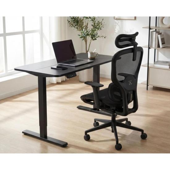 Mesa Elétrica Altura Ajustável Motor único Fortrek Lift Preta 120×60 por 806,34 à vista no boleto/pix ou parcele em até 10x sem juros. Compre na loja Fortrek!