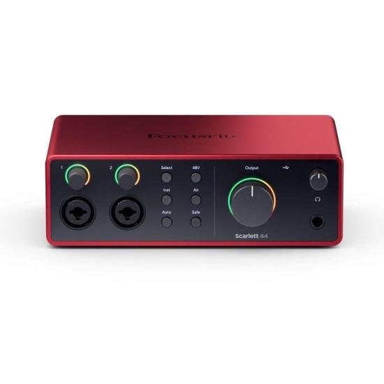 Interface De Áudio Focusrite Scarlett 4i4 4th Gen 4 In 4 Out por 3.239,00 à vista no boleto/pix ou parcele em até 12x sem juros. Compre na loja Mundomax!