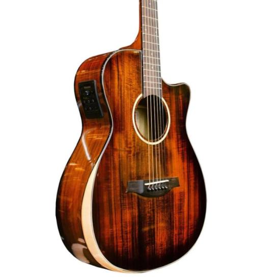 Violão Benson EXF900CE Concert Exodus Pro Koa Burst Com Bag por 3.099,00 à vista no boleto/pix ou parcele em até 12x sem juros. Compre na loja Mundomax!