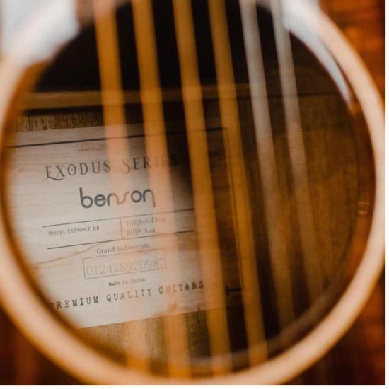 Violão Benson EXF900CE Concert Exodus Pro Koa Burst Com Bag por 3.099,00 à vista no boleto/pix ou parcele em até 12x sem juros. Compre na loja Mundomax!