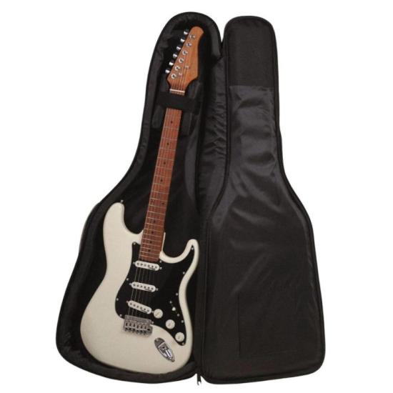 Guitarra Benson Hardy 901 Olympic White Chrome Com Bag por 2.159,00 à vista no boleto/pix ou parcele em até 12x sem juros. Compre na loja Mundomax!