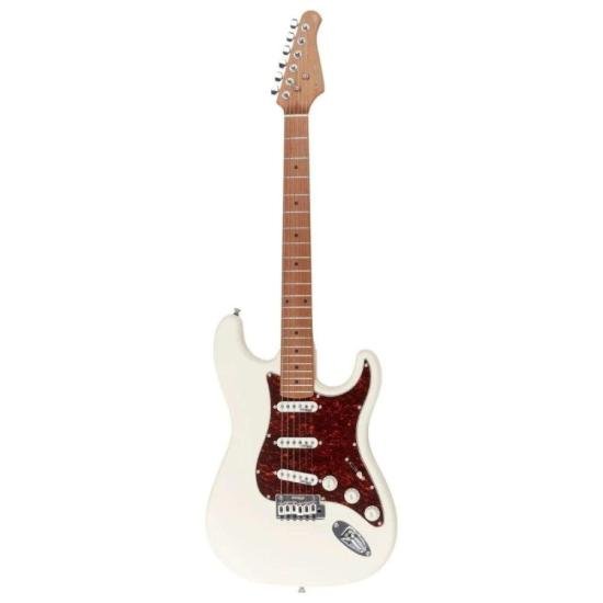 Guitarra Benson Hardy 901 Olympic White TT Chrome Com Bag por 2.699,00 à vista no boleto/pix ou parcele em até 12x sem juros. Compre na loja Mundomax!
