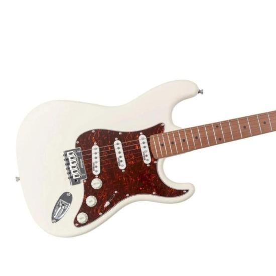 Guitarra Benson Hardy 901 Olympic White TT Chrome Com Bag por 2.699,00 à vista no boleto/pix ou parcele em até 12x sem juros. Compre na loja Mundomax!