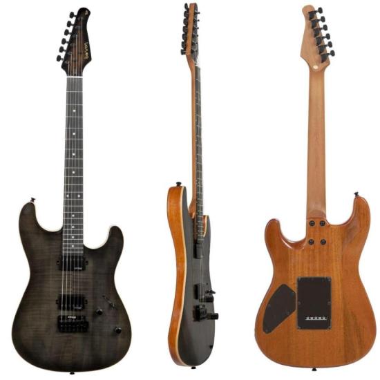 Guitarra Benson Hardy Modern Charcoal Burst Com Bag por 3.149,00 à vista no boleto/pix ou parcele em até 12x sem juros. Compre na loja Mundomax!