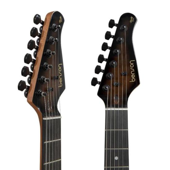 Guitarra Benson Hardy Modern Charcoal Burst Com Bag por 3.149,00 à vista no boleto/pix ou parcele em até 12x sem juros. Compre na loja Mundomax!