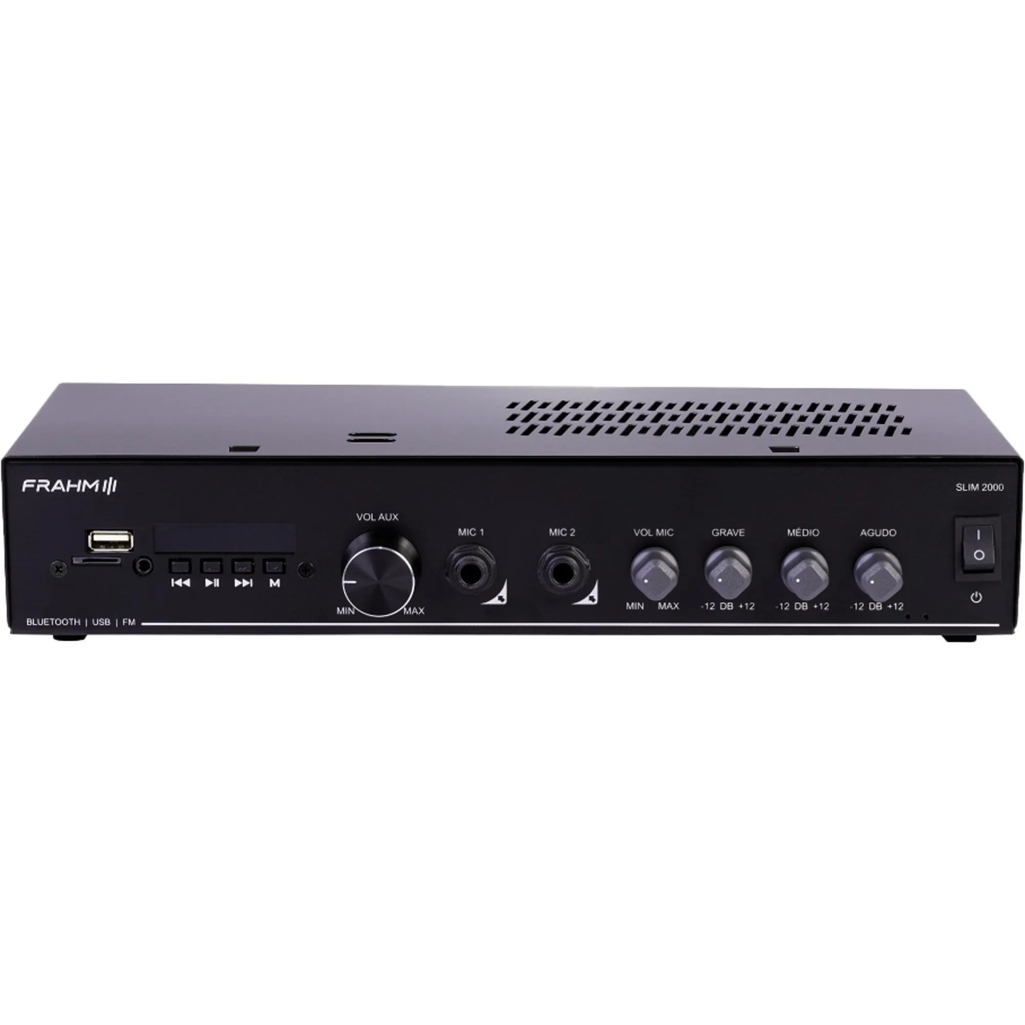 Amplificador Frahm Slim 2000 G6 120w RMS por 928,00 à vista no boleto/pix ou parcele em até 10x sem juros. Compre na loja Mundomax!