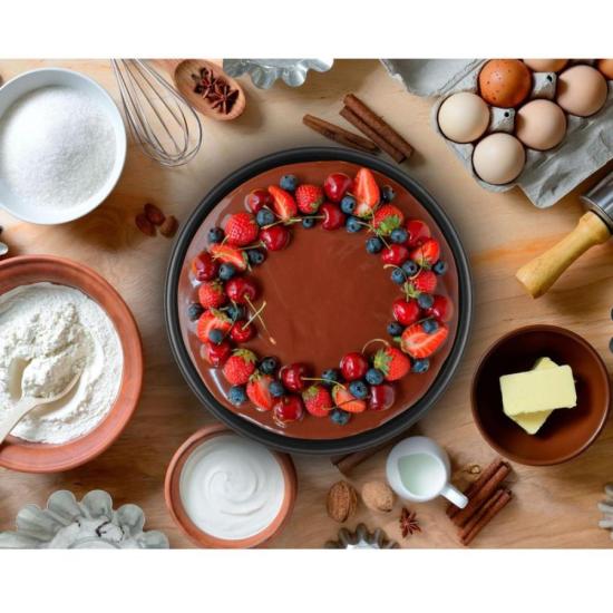 Forma Redonda Rochedo Bolo Perfeito Antiaderente 30cm por 620,00 à vista no boleto/pix ou parcele em até 10x sem juros. Compre na loja Mundomax!