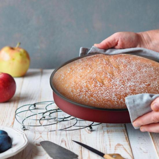 Forma Redonda Rochedo Bolo Perfeito Antiaderente 30cm por 620,00 à vista no boleto/pix ou parcele em até 10x sem juros. Compre na loja Mundomax!