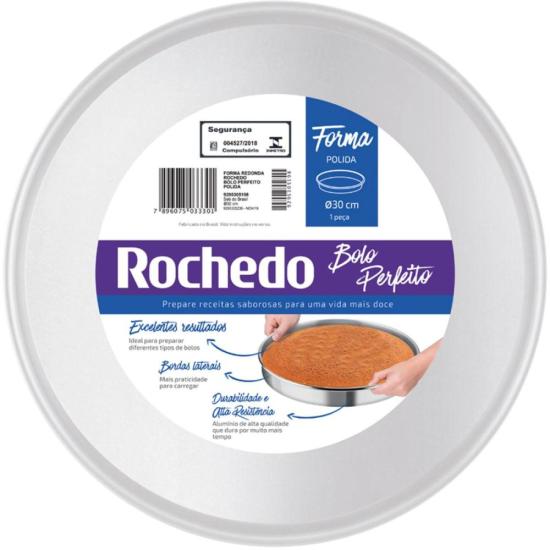 Forma Redonda Rochedo Bolo Perfeito Polido 30cm por 659,00 à vista no boleto/pix ou parcele em até 10x sem juros. Compre na loja Mundomax!
