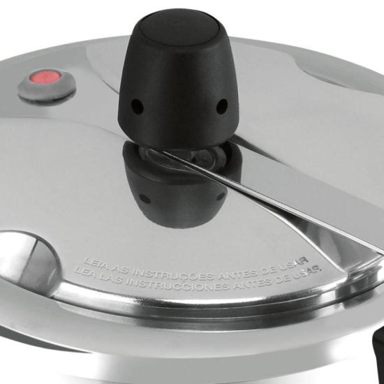 Panela de Pressão Fechamento Interno Clock Eco 4,5L por 123,00 à vista no boleto/pix ou parcele em até 4x sem juros. Compre na loja Mundomax!
