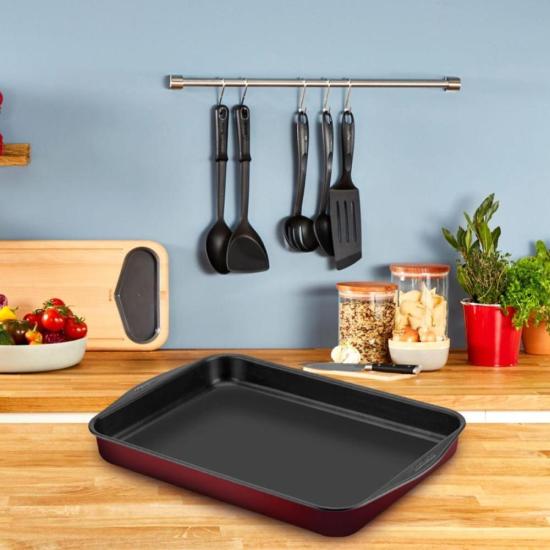 Assadeira Retangular Rochedo Dura+ Antiaderente 44x30cm por 0,00 à vista no boleto/pix ou parcele em até 1x sem juros. Compre na loja Mundomax!