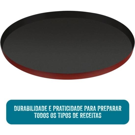 Assadeira de Pizza Rochedo Dura+ com Revestimento Antiaderente 35cm por 659,00 à vista no boleto/pix ou parcele em até 10x sem juros. Compre na loja Mundomax!