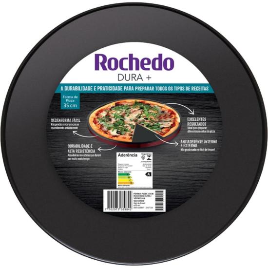 Assadeira de Pizza Rochedo Dura+ com Revestimento Antiaderente 35cm por 659,00 à vista no boleto/pix ou parcele em até 10x sem juros. Compre na loja Mundomax!