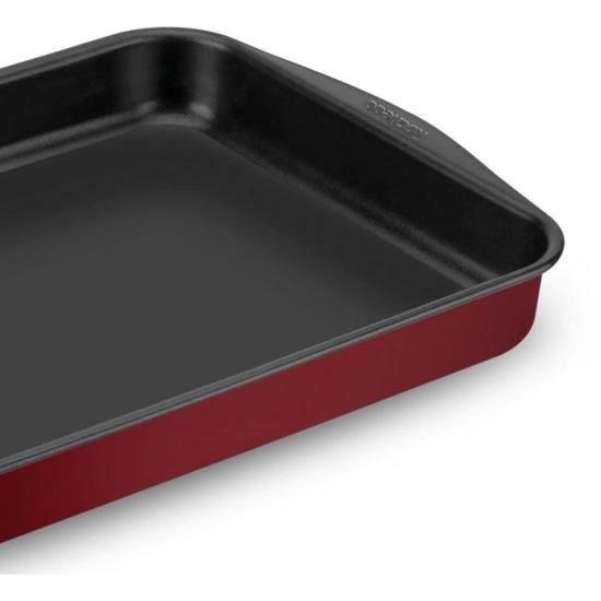 Assadeira Retangular Rochedo Dura+ Antiaderente 37,3x25,4cm por 0,00 à vista no boleto/pix ou parcele em até 1x sem juros. Compre na loja Mundomax!