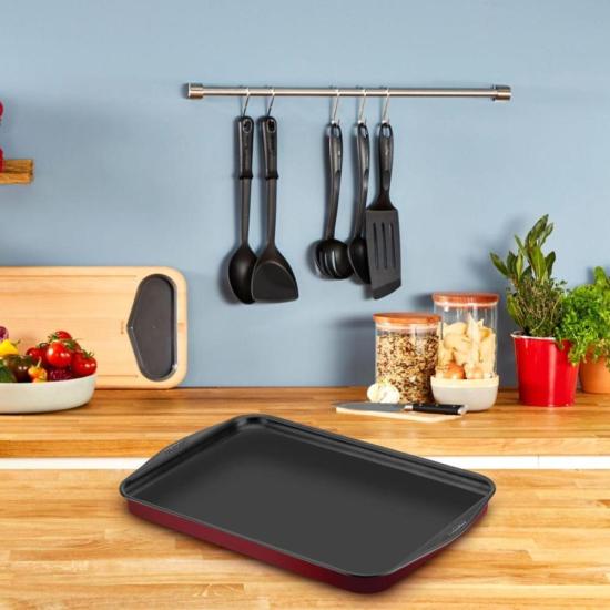 Assadeira Retangular Rochedo Dura+ Antiaderente 37,3x25,5cm por 0,00 à vista no boleto/pix ou parcele em até 1x sem juros. Compre na loja Mundomax!