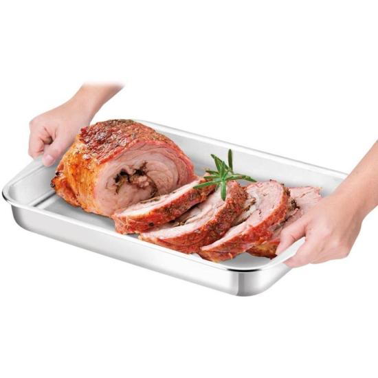 Assadeira Retangular Rochedo Dura+ Polida por 0,00 à vista no boleto/pix ou parcele em até 1x sem juros. Compre na loja Mundomax!