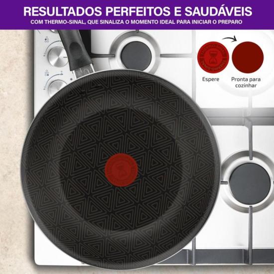 Frigideira Wok Rochedo Facilita Vermelho 28cm por 416,00 à vista no boleto/pix ou parcele em até 10x sem juros. Compre na loja Mundomax!