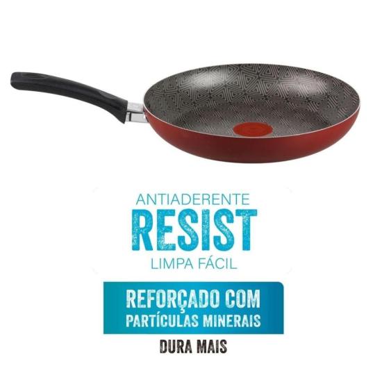 Frigideira Rochedo Facilita Vermelho 24cm por 274,00 à vista no boleto/pix ou parcele em até 10x sem juros. Compre na loja Mundomax!