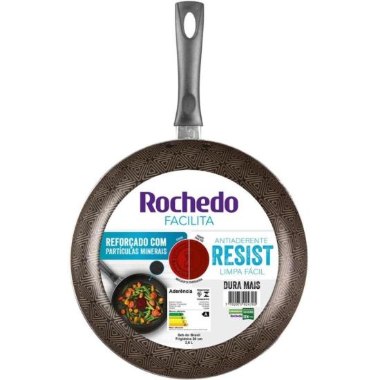 Frigideira Rochedo Facilita Vermelho 30cm por 414,00 à vista no boleto/pix ou parcele em até 10x sem juros. Compre na loja Mundomax!