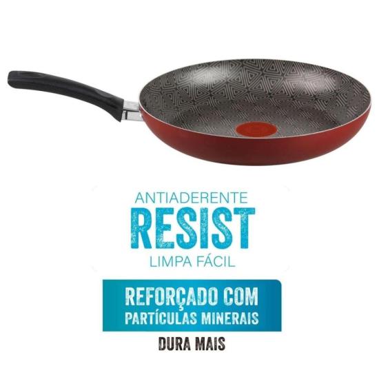 Frigideira Rochedo Facilita Vermelho 30cm por 414,00 à vista no boleto/pix ou parcele em até 10x sem juros. Compre na loja Mundomax!