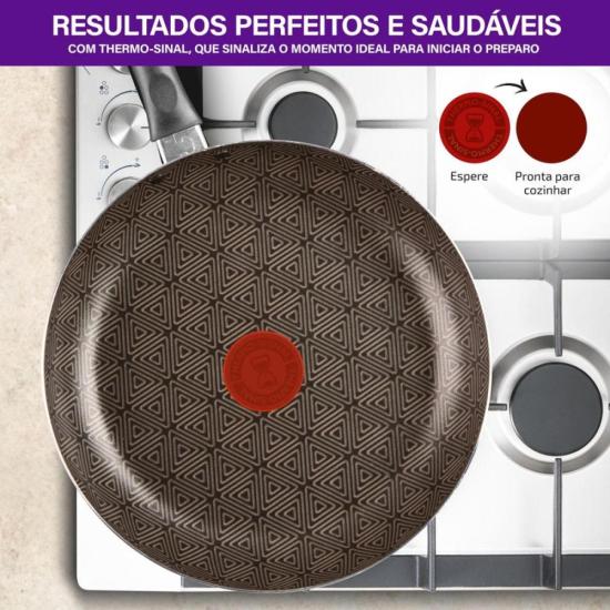 Frigideira Rochedo Facilita Vermelho 30cm por 414,00 à vista no boleto/pix ou parcele em até 10x sem juros. Compre na loja Mundomax!