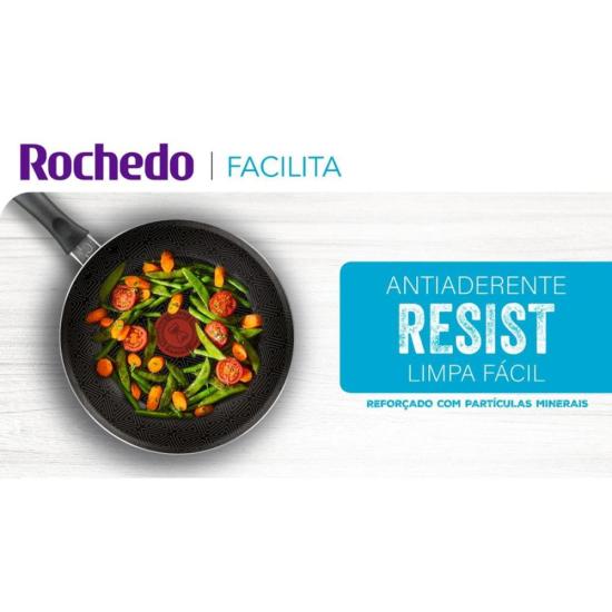Frigideira Rochedo Facilita Vermelho 30cm por 414,00 à vista no boleto/pix ou parcele em até 10x sem juros. Compre na loja Mundomax!