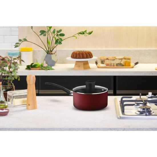 Panela Rochedo Facilita Vermelho 16cm por 269,00 à vista no boleto/pix ou parcele em até 10x sem juros. Compre na loja Mundomax!