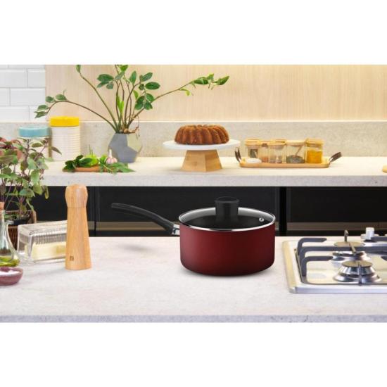 Panela Rochedo Facilita Vermelho 18cm por 298,00 à vista no boleto/pix ou parcele em até 10x sem juros. Compre na loja Mundomax!