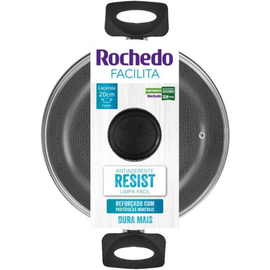 Caçarola Rochedo Facilita Vermelho 20cm por 376,00 à vista no boleto/pix ou parcele em até 10x sem juros. Compre na loja Mundomax!