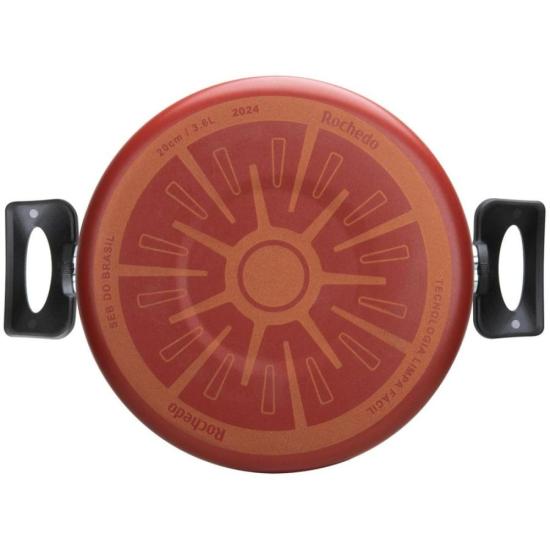 Caçarola Rochedo Facilita Vermelho 20cm por 376,00 à vista no boleto/pix ou parcele em até 10x sem juros. Compre na loja Mundomax!