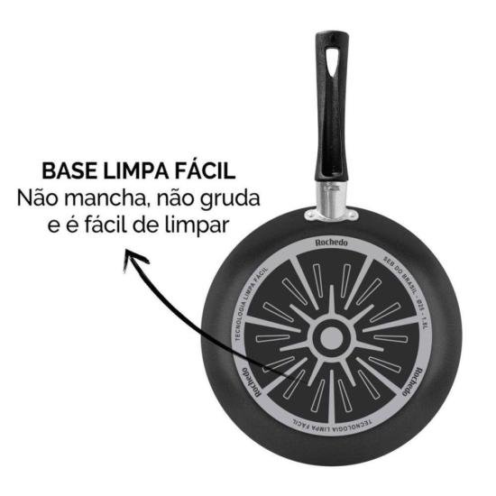 Kit de Frigideiras Rochedo Basic 18cm, 20cm e 24cm por 385,00 à vista no boleto/pix ou parcele em até 10x sem juros. Compre na loja Mundomax!