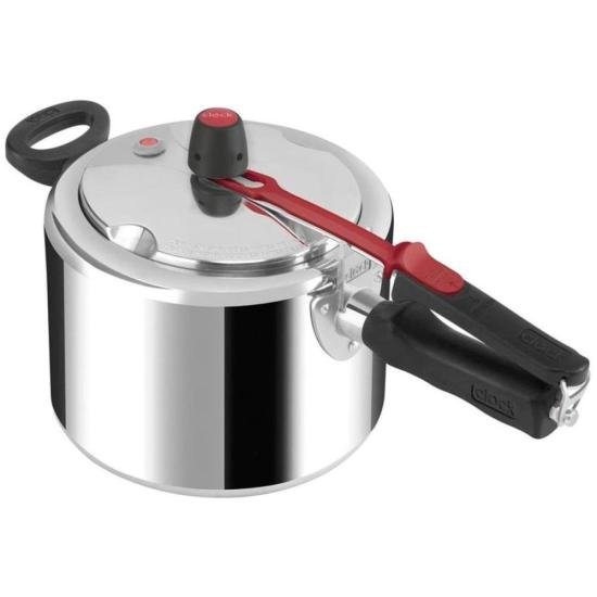 Panela de Pressão Clock Original+ Fechamento Interno 4,5L por 137,00 à vista no boleto/pix ou parcele em até 5x sem juros. Compre na loja Mundomax!