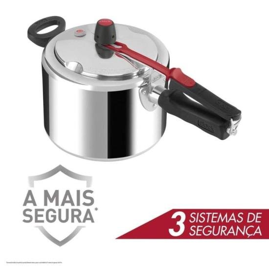 Panela de Pressão Clock Original+ Fechamento Interno 4,5L por 137,00 à vista no boleto/pix ou parcele em até 5x sem juros. Compre na loja Mundomax!