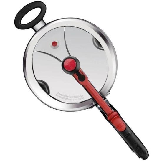 Panela de Pressão Clock Original+ Fechamento Interno 4,5L por 137,00 à vista no boleto/pix ou parcele em até 5x sem juros. Compre na loja Mundomax!