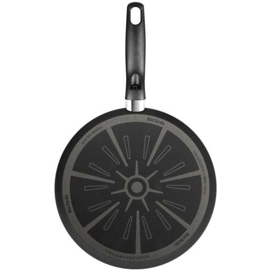 Frigideira Rasa Rochedo Robusta Grafite 30cm por 626,00 à vista no boleto/pix ou parcele em até 10x sem juros. Compre na loja Mundomax!