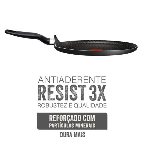 Frigideira Rasa Rochedo Robusta Grafite 30cm por 626,00 à vista no boleto/pix ou parcele em até 10x sem juros. Compre na loja Mundomax!