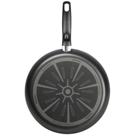 Frigideira Rochedo Robusta Grafite 30cm por 508,00 à vista no boleto/pix ou parcele em até 10x sem juros. Compre na loja Mundomax!