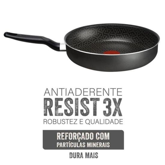 Frigideira Funda Rochedo Robusta Grafite 24cm por 843,00 à vista no boleto/pix ou parcele em até 10x sem juros. Compre na loja Mundomax!