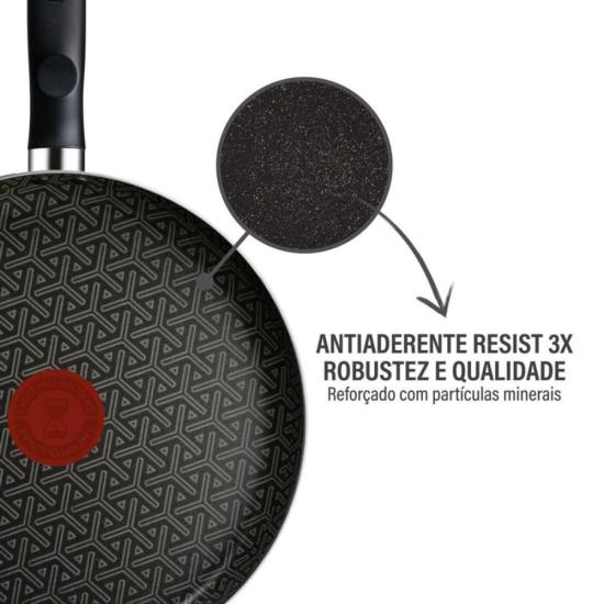 Frigideira Funda Rochedo Robusta Grafite 24cm por 843,00 à vista no boleto/pix ou parcele em até 10x sem juros. Compre na loja Mundomax!