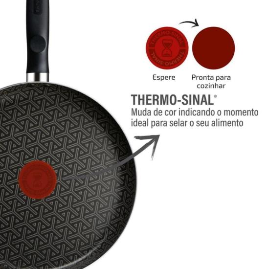 Frigideira Funda Rochedo Robusta Grafite 24cm por 843,00 à vista no boleto/pix ou parcele em até 10x sem juros. Compre na loja Mundomax!