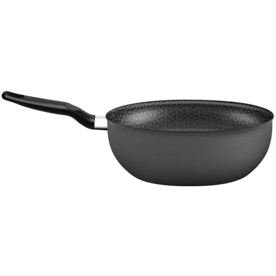 Frigideira Wok Rochedo Robusta Grafite 25cm (87055)